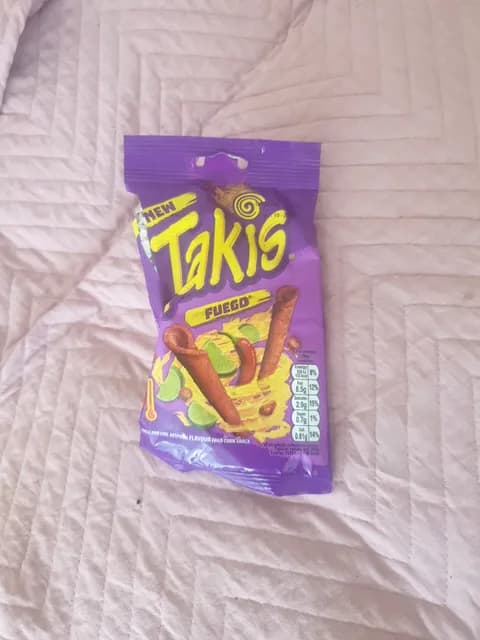 Takis Fuego Fried Extreme Chilli And Lime Flavoured Fried Corn Snack