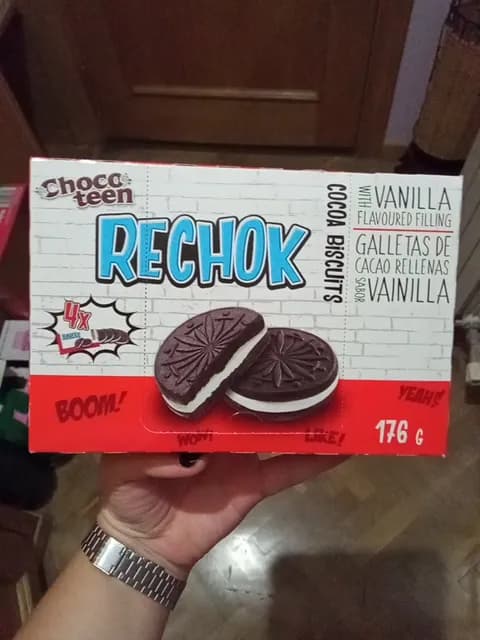 Choco Teen Rechok Cocoa Biscuits With Vanilla Flavoured Filling