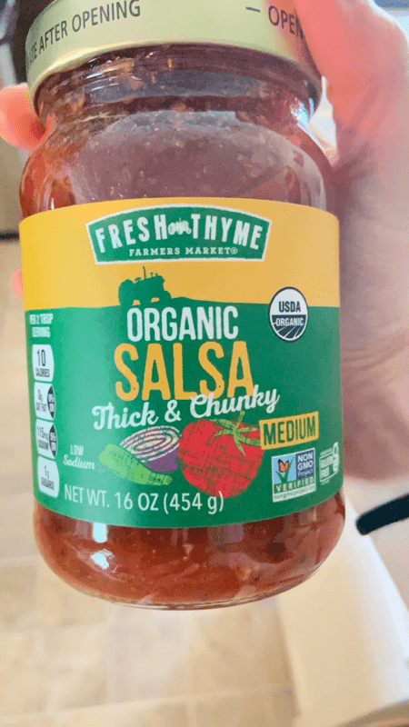 Fresh Thyme Organic Salsa Thick & Chunky Medium