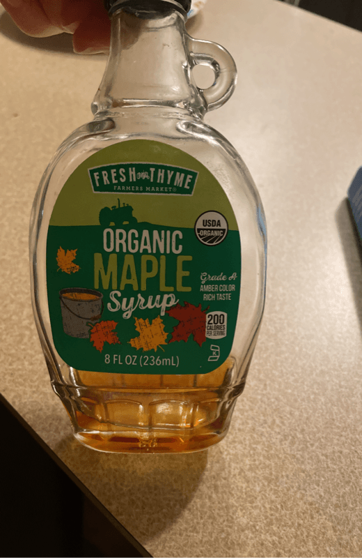 Fresh Thyme Organic Maple Syrup