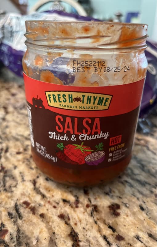 Fresh Thyme Salsa Thick & Chunky Hot