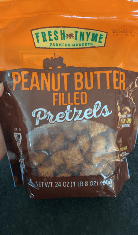 Fresh Thyme Peanut Butter Filled Pretzels