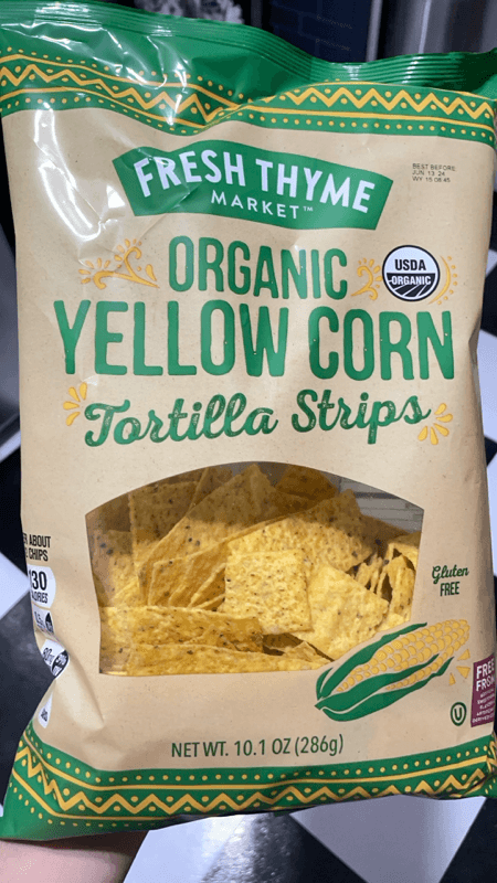 Fresh Thyme Market Organic Yellow Corn Tortilla Strips