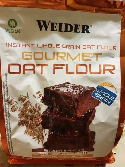 Weider Instant Whole Grain Gourmet Oat Flour Brownie Flavour