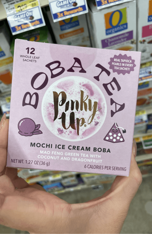 Pinky Up Boba Tea Mochi Ice Cream Boba