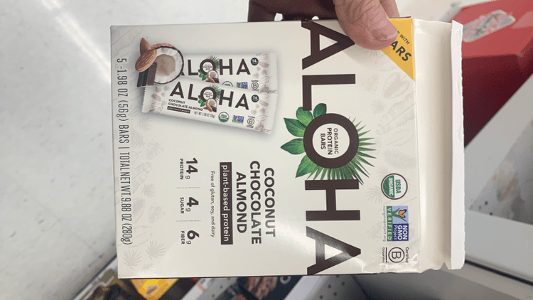 Aloha Coconut Chocolate Almond Plant-Based Protein Bars