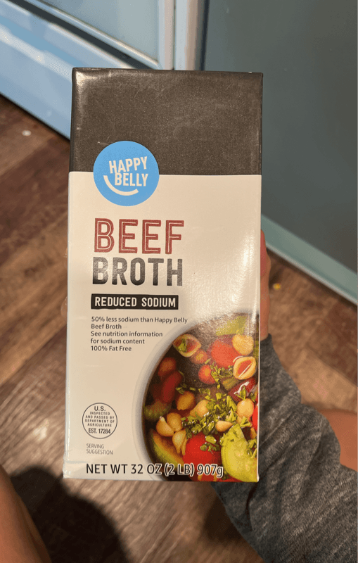 Happy Belly Beef Broth Reduced Sodium