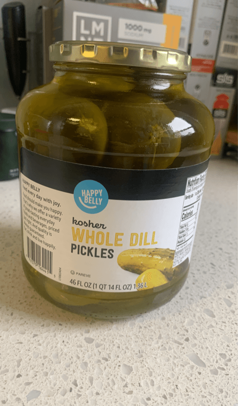 Happy Belly Kosher Whole Dill Pickles