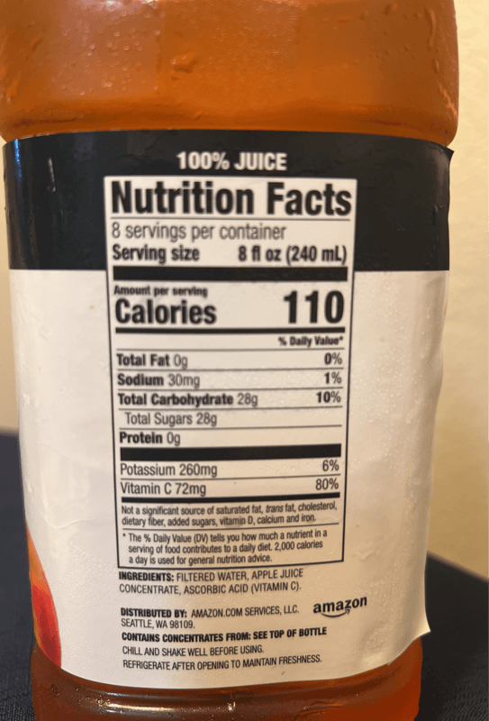 Happy Belly 100% Apple Juice