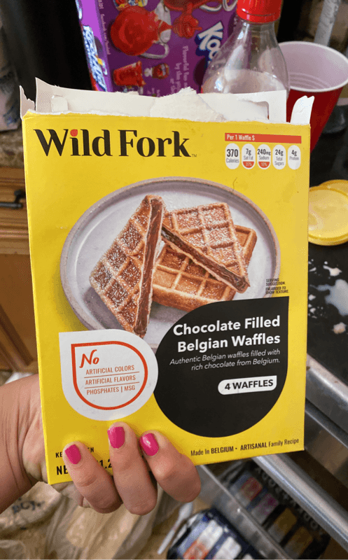 Wild Fork Chocolate Filled Belgian Waffles