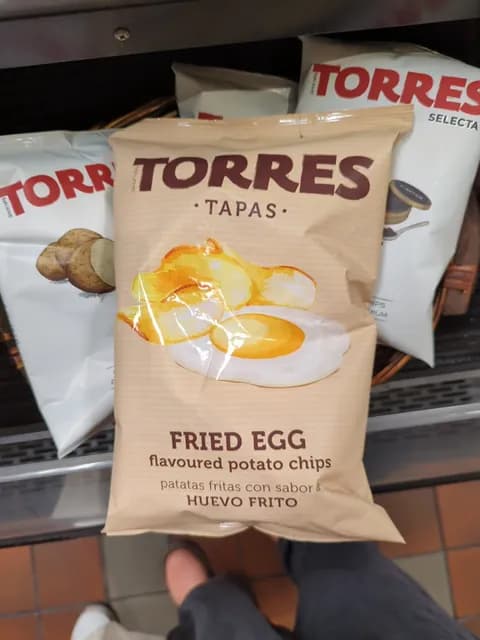 Torres Tapas Fried Egg Flavoured Potato Chips