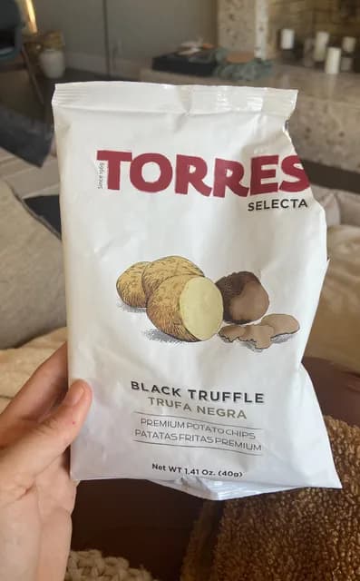 Torres Selecta Black Truffle Premium Potato Chips