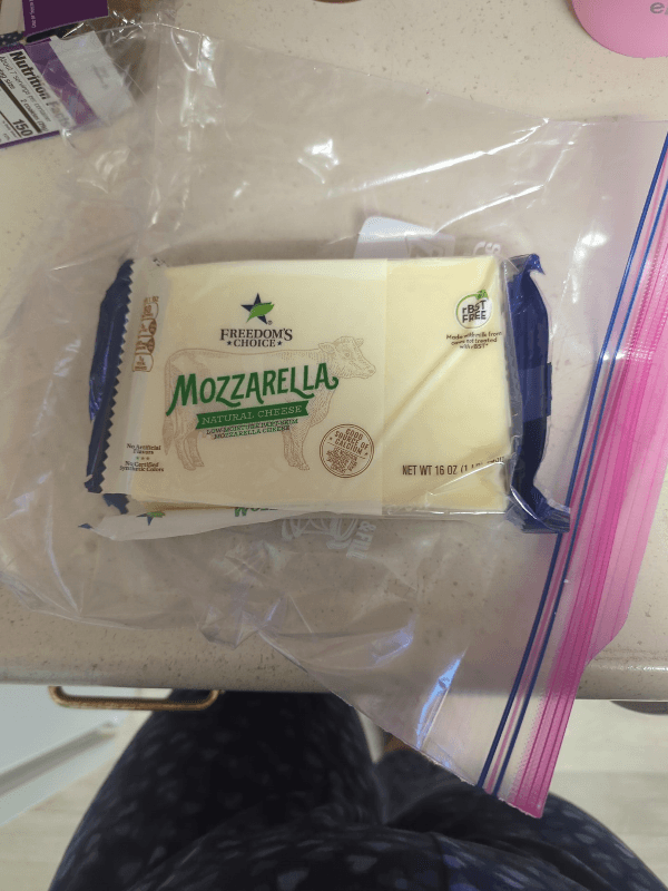 Freedom'S Choice Low-Moisture Part-Skim Mozzarella Cheese