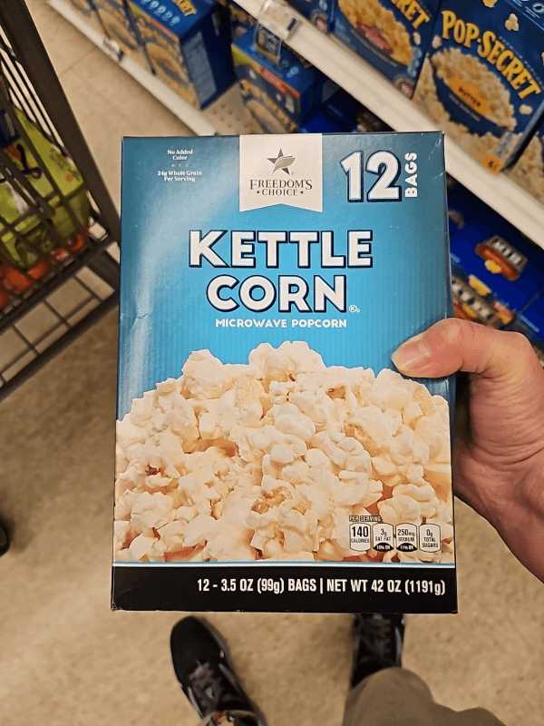 Freedom'S Choice Kettle Corn Microwave Popcorn