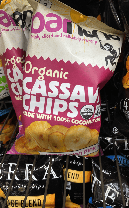 Barnana Organic Cassava Chips Himalayan Pink Salt