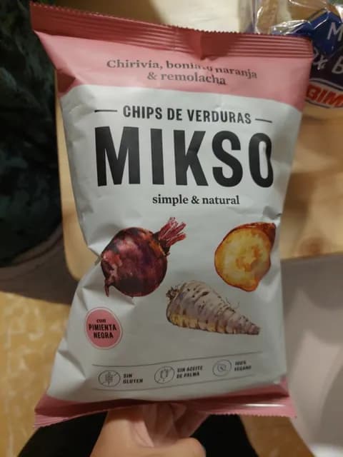 Mikso Chips De Verduras Con Pimienta Negra