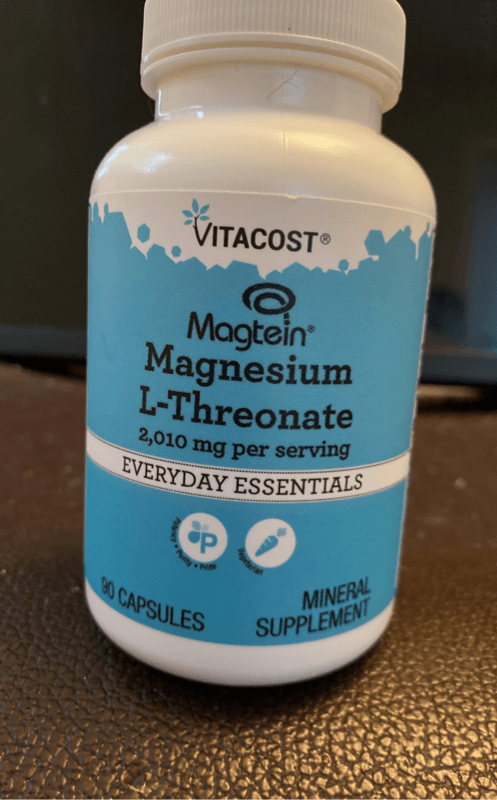 Vitacost Magtein Magnesium L-Threonate Everyday Essentials Mineral Supplement