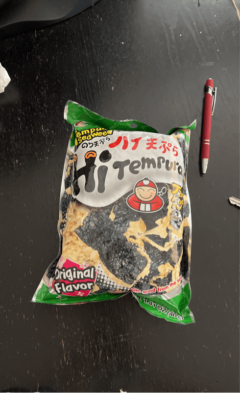 Taokaenoi Hi Tempura Seaweed Original Flavor
