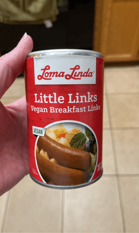 Loma Linda Vegan Breakfast Little Links