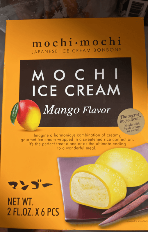 Mochi Mochi Mango Flavor Mochi Ice Cream