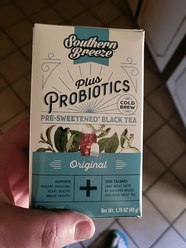 South Breeze Plus Probiotics Pre-Sweetened Black Tea Cold Brew Original
