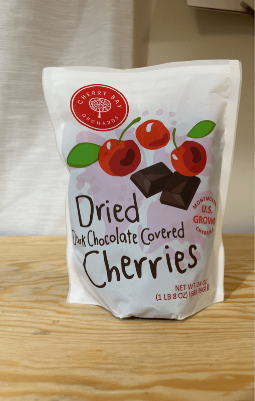 Cherry Bay Orchards Dried Dark Chocolate Covered Cherries
