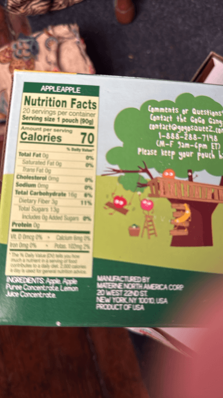 Materne Gogo Apple Fruit