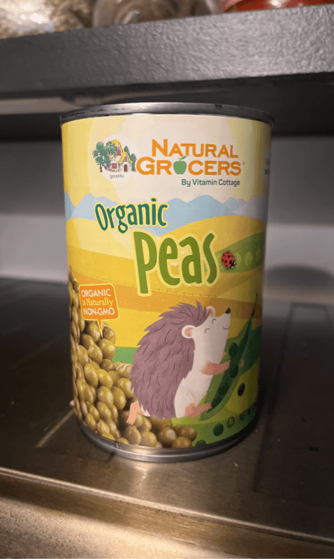Natural Grocers By Vitamin Cottage Organic Peas