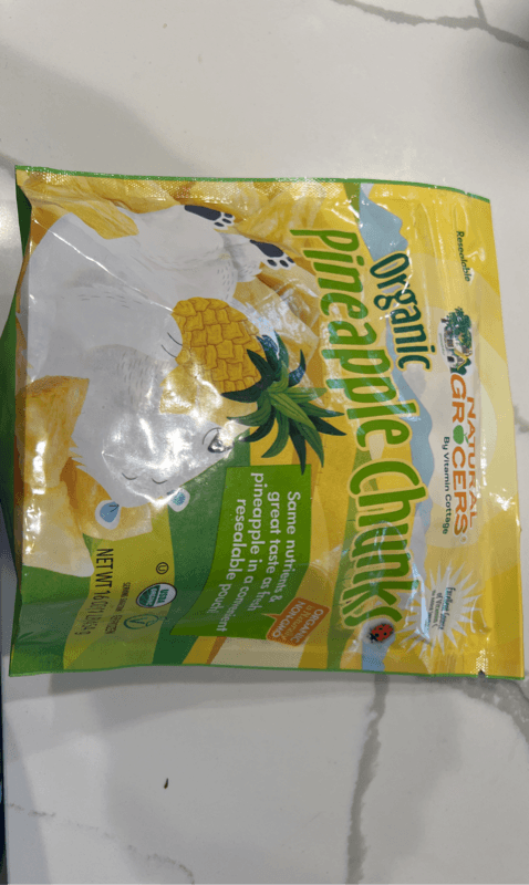 Natural Grocers Organic Pineapple Chunks