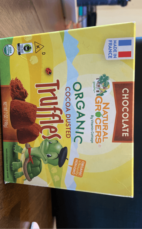 Natural Grocers Organic Cocoa Dusted Chocolate Truffles