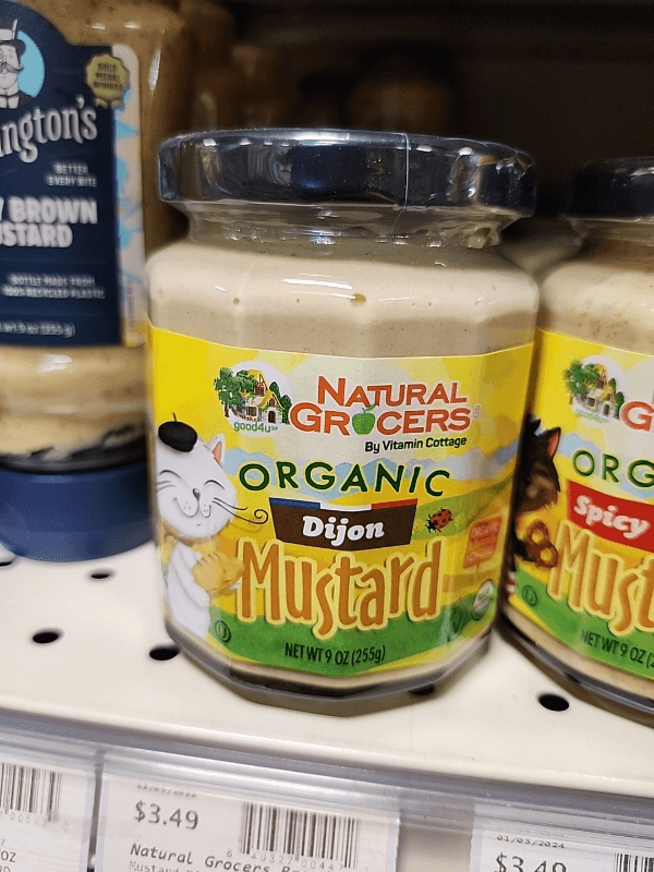 Natural Grocers By Vitamin Cottage Organic Dijon Mustard
