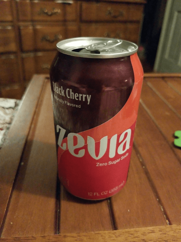 Zevia Black Cherry Zero Sugar Soda