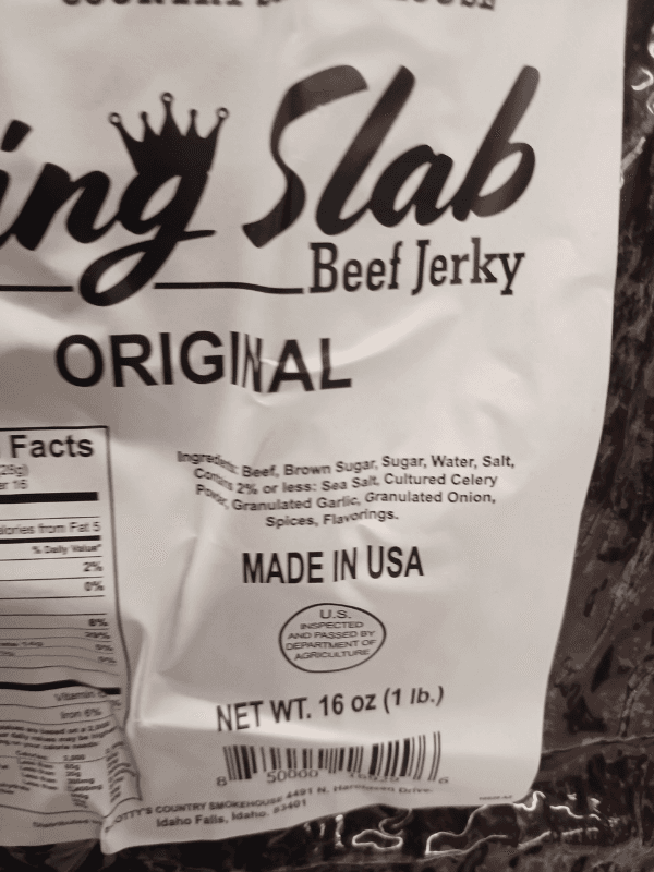 Scotty'S King Slab Original Beef Jerky