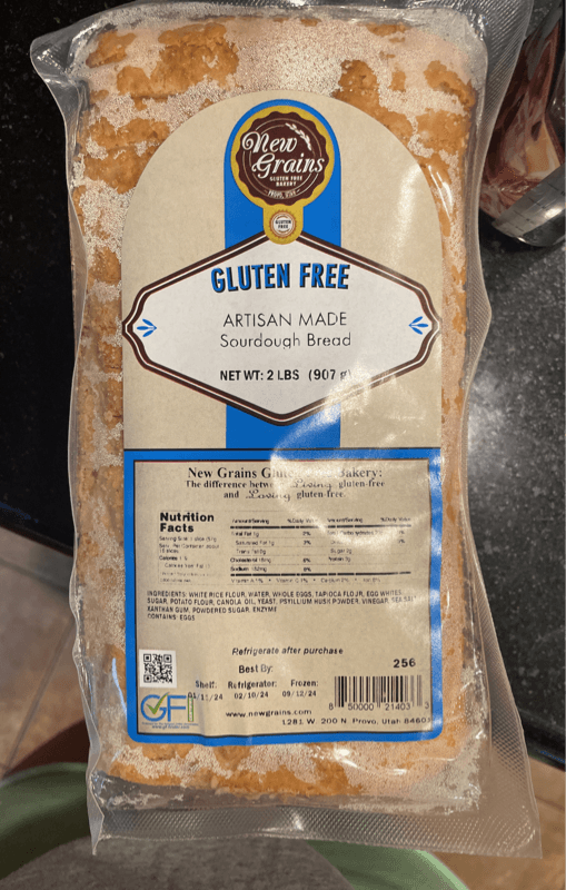 New Grains Gluten-Free Bakery Artisan Made Sourdough Bread