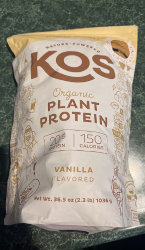 Kos Organic Vegan Protein Powder Vanilla