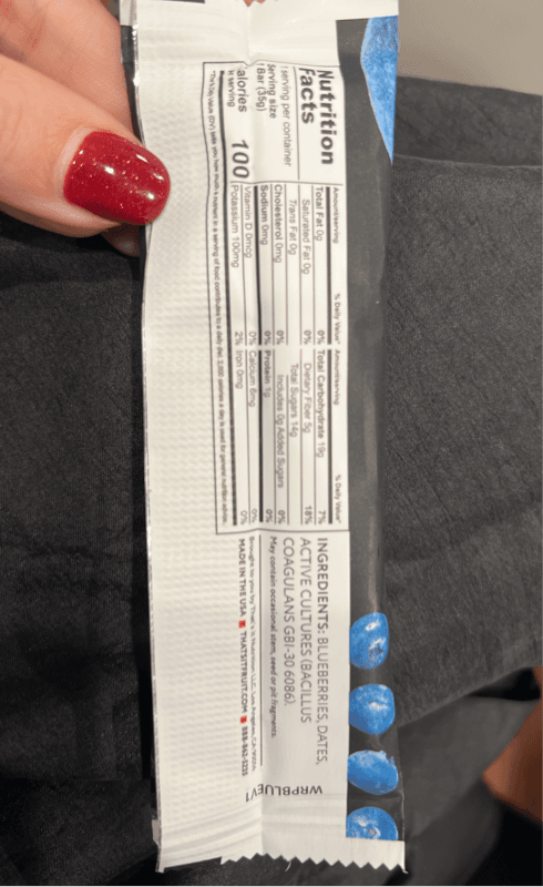 That'S It Prebiotics + Probiotics Blueberry Fruit Bar