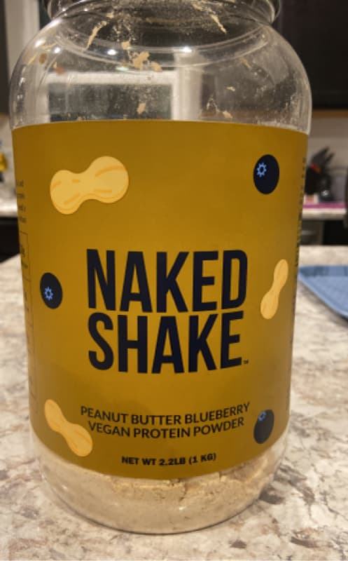 Naked Shake Peanut Butter Blueberry Vegan Protein Powder
