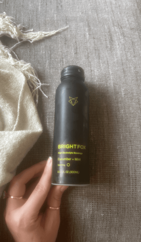 Bright Fox Cucumber + Mint Sparkling High Electrolyte Beverage