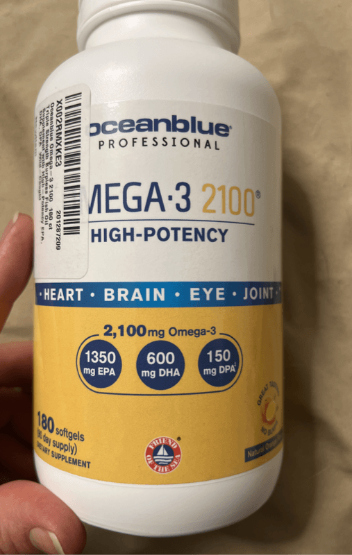 Oceanblue Professional Omega-3 2100 High-Potency Orange Flavor Softgels