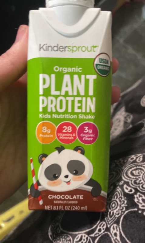 Kindersprout Organic Plant Protein Chocolate Kids Nutrition Shake Drink