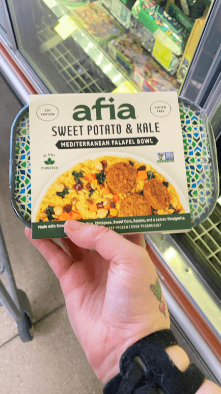 Afia Sweet Potato & Kale Mediterranean Falafel Bowl