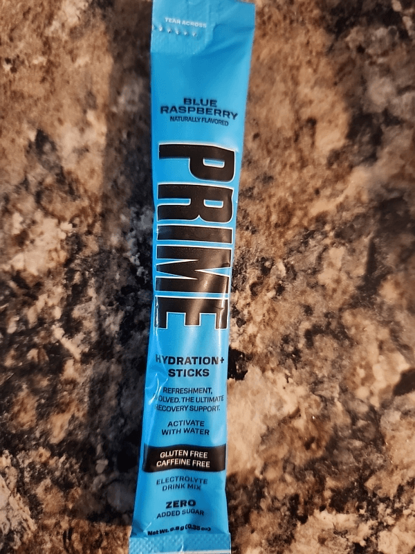 Prime Blue Raspberry Hydration Sticks