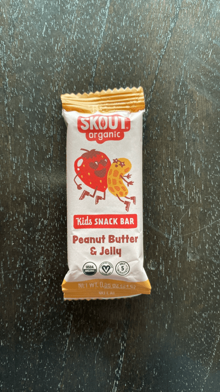 Skout Organic Kids Snack Bar Peanut Butter & Jelly