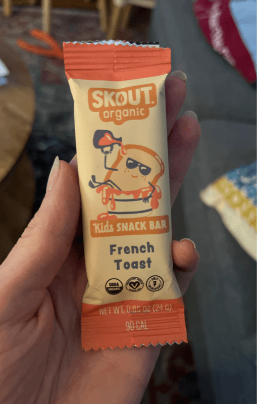 Skout Organic Kids Snack Bar French Toast
