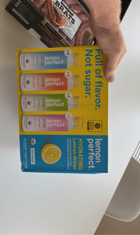 Lemon Perfect Variety Pack Hydrating Lemon Water