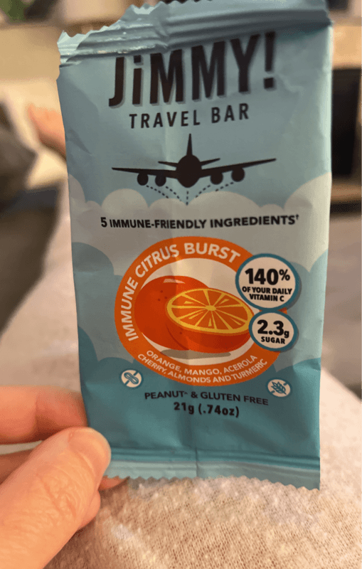 Jimmy! Immune Citrus Burst Travel Bar