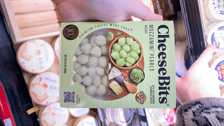 Cheese Bits Mozzamini Pearls Wasabi