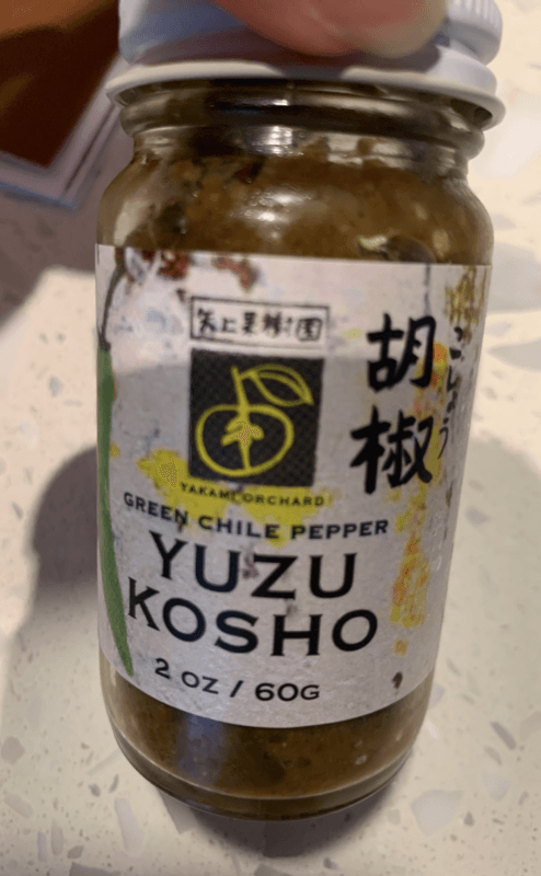 Yakami Orchard Yuzu Kosho Green Chile Pepper