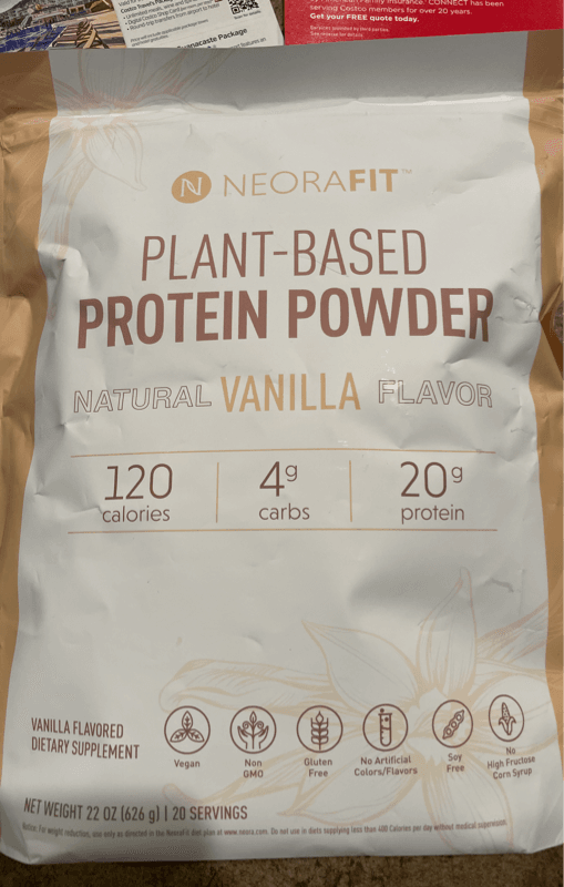 Neorafit Plant-Based Protein Powder Natural Vanilla Flavor