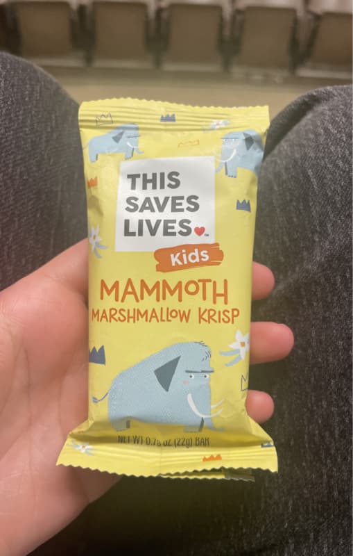 This Saves Lives Kids Mammoth Marshmallow Krisp